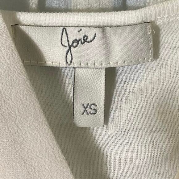 Joie White and Gray Striped Blouse - Picture 3 of 3